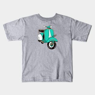 Cute Scooter Illustration Kids T-Shirt